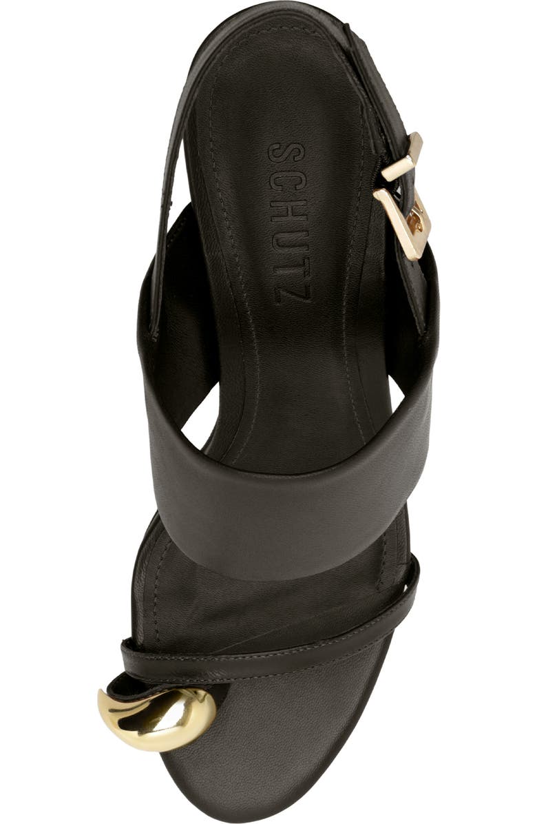 Schutz Mandy Slingback Platform Sandal, Alternate, color, Black