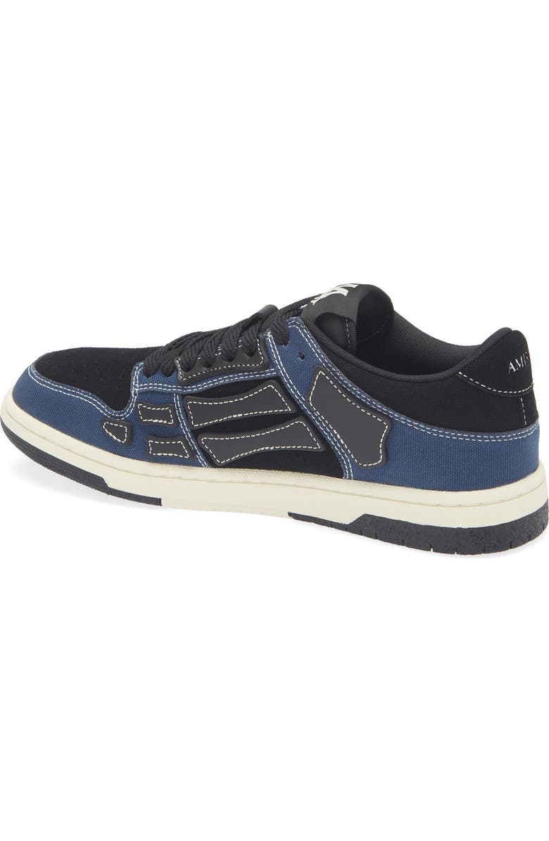 AMIRI Skeleton Low Top Sneaker, Alternate, color, Navy