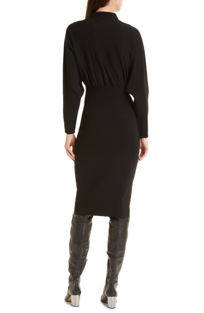 Ted Baker London Alice Long Sleeve Cocoon Knit Dress, Alternate, color, 