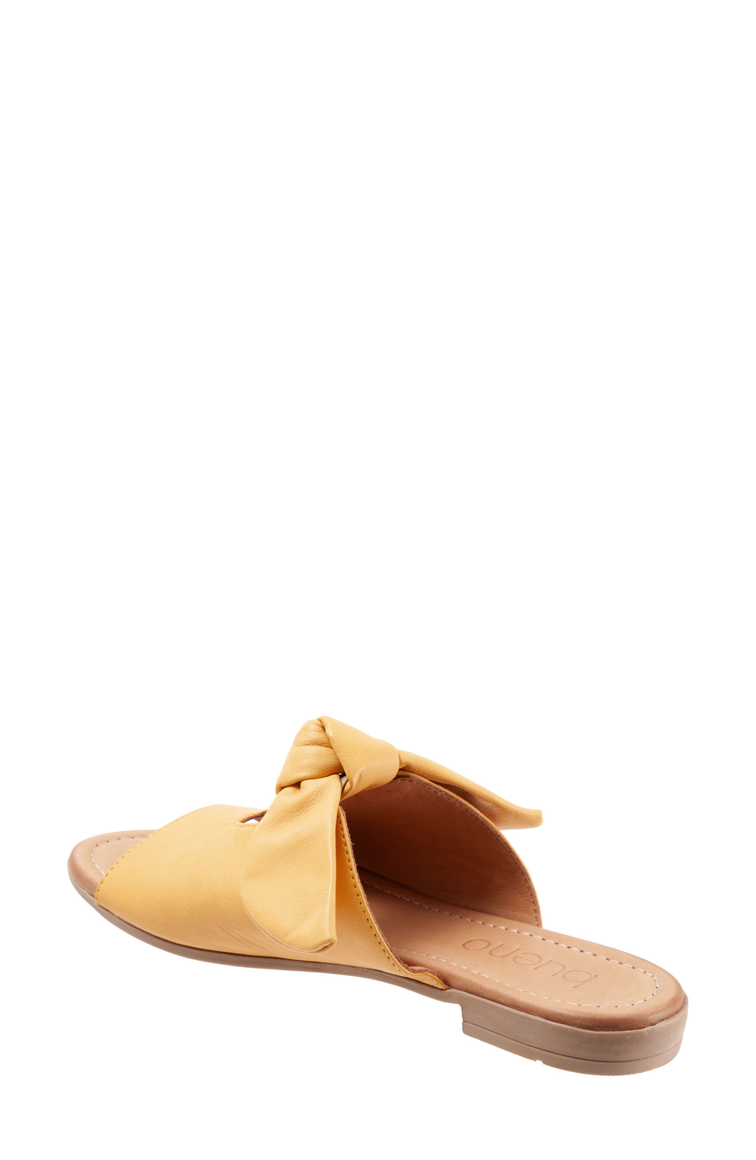 Joley Slide Sandal, Alternate, color, MUSTARD LEATHER