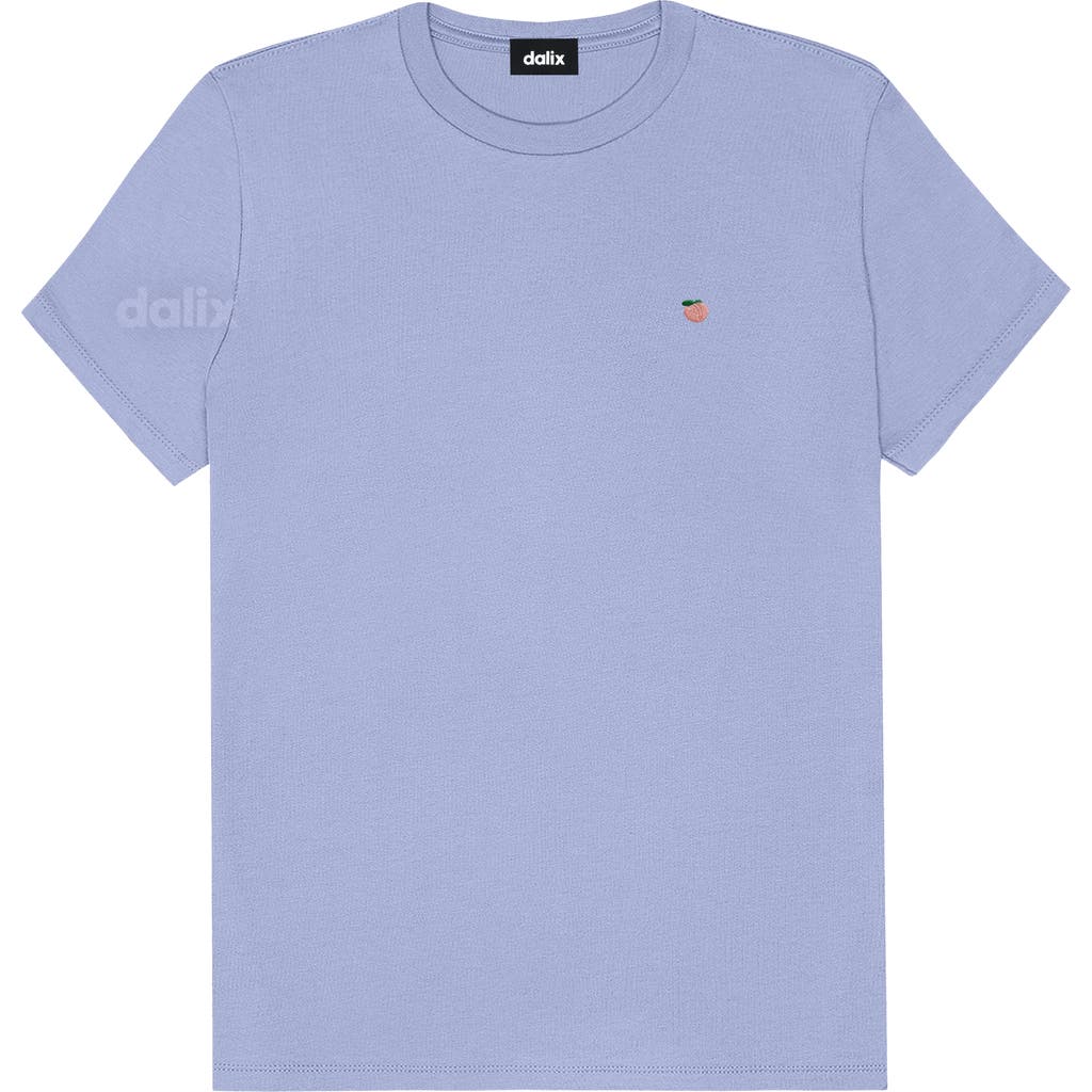 Dalix Womens Lil Peach Jersey Tee In Blue