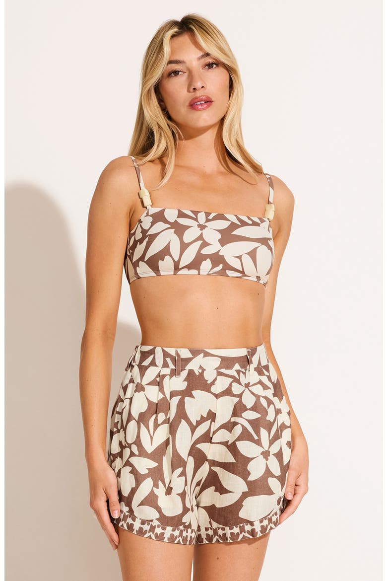 The Getaway Linen Cover-Up Shorts, Alternate, color, DESERT FLOWER