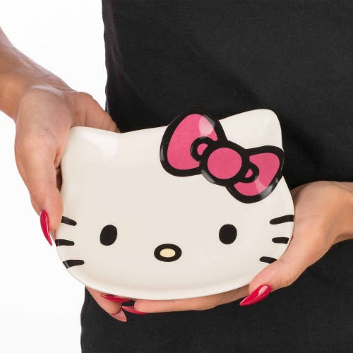 Hello Kitty Ceramic Trinket Tray And Ring Dish In White