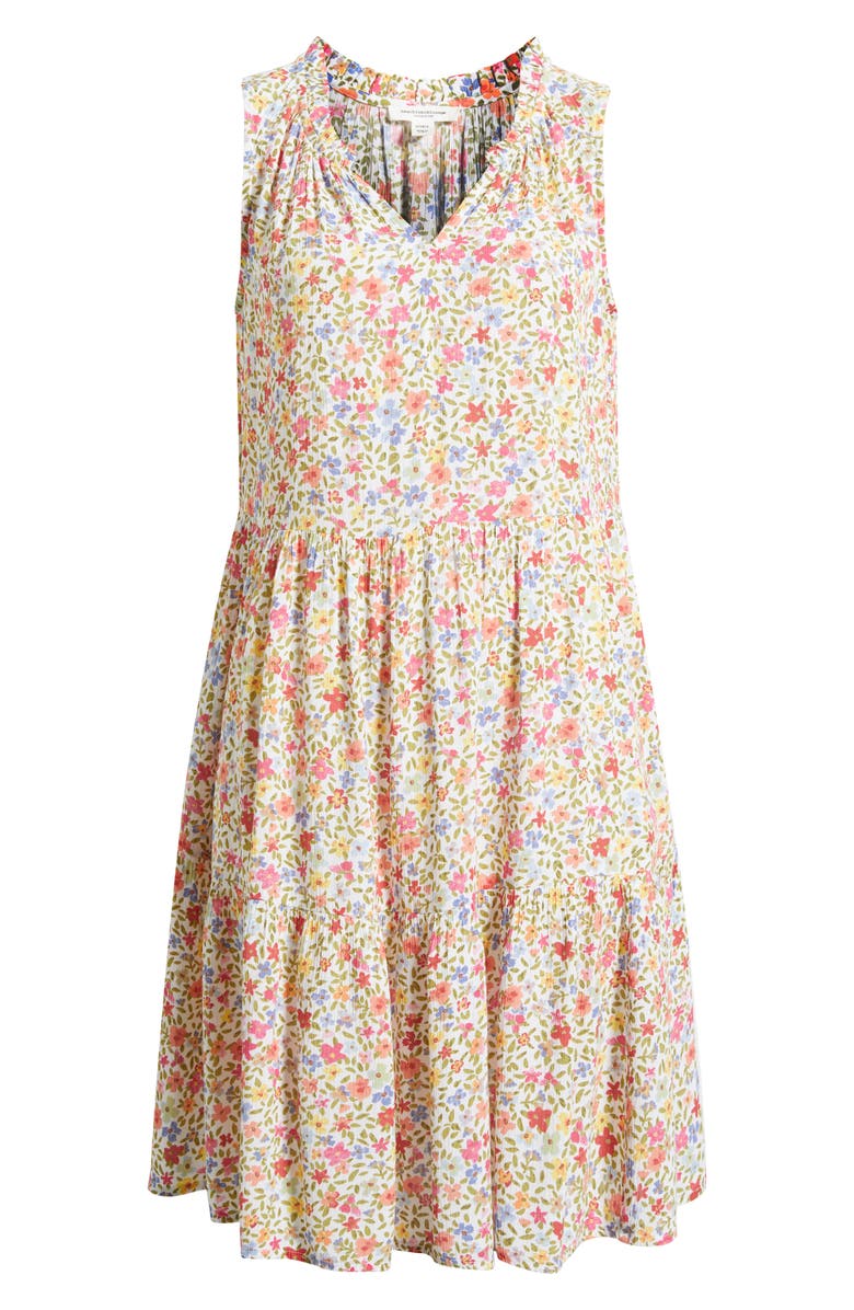 beachlunchlounge Bella Dot Print Tiered Dress, Alternate, color, 