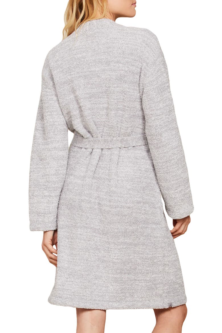 CozyChic® Short Robe, Alternate, color, HEATHER DOVE GRAY/ ALMOND