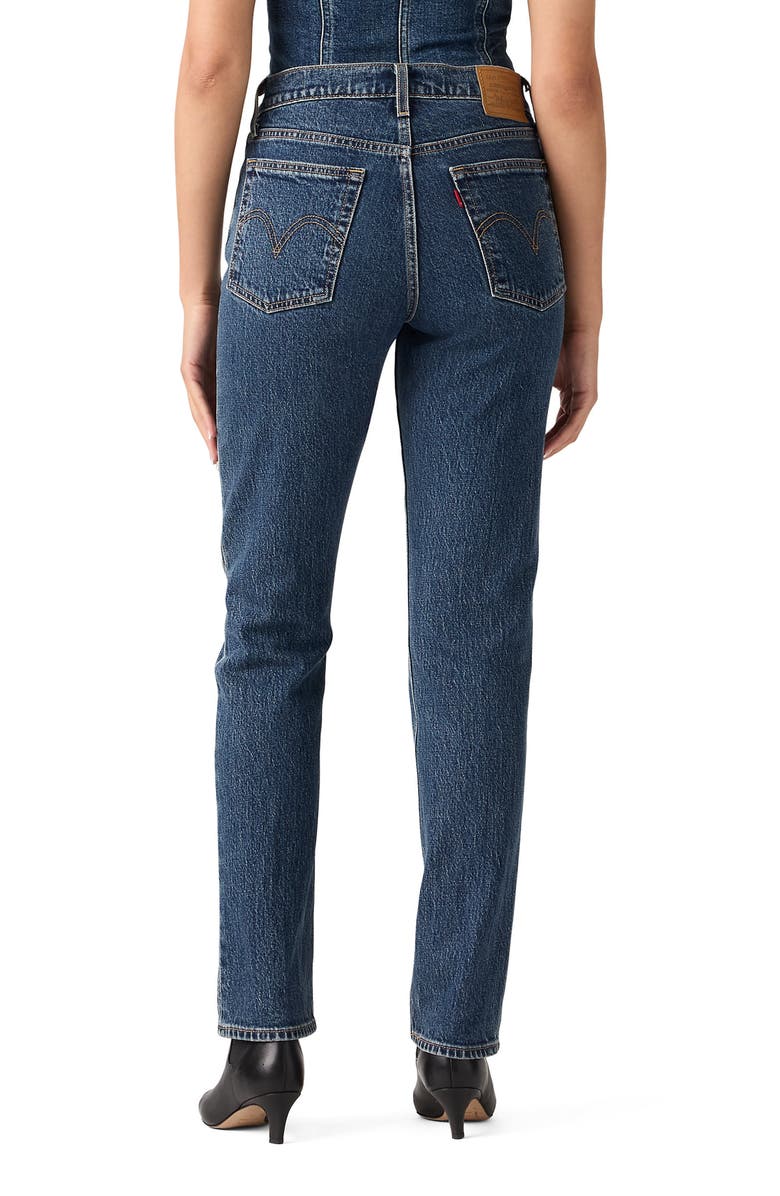 Levi's Wedgie High Waist Slim Jeans, Alternate, color, Destiny Stone