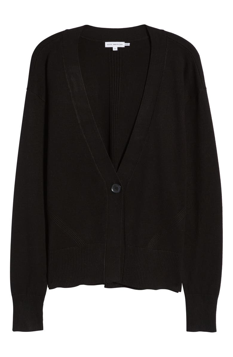 Good American Relaxed Cardigan, Alternate, color, 
