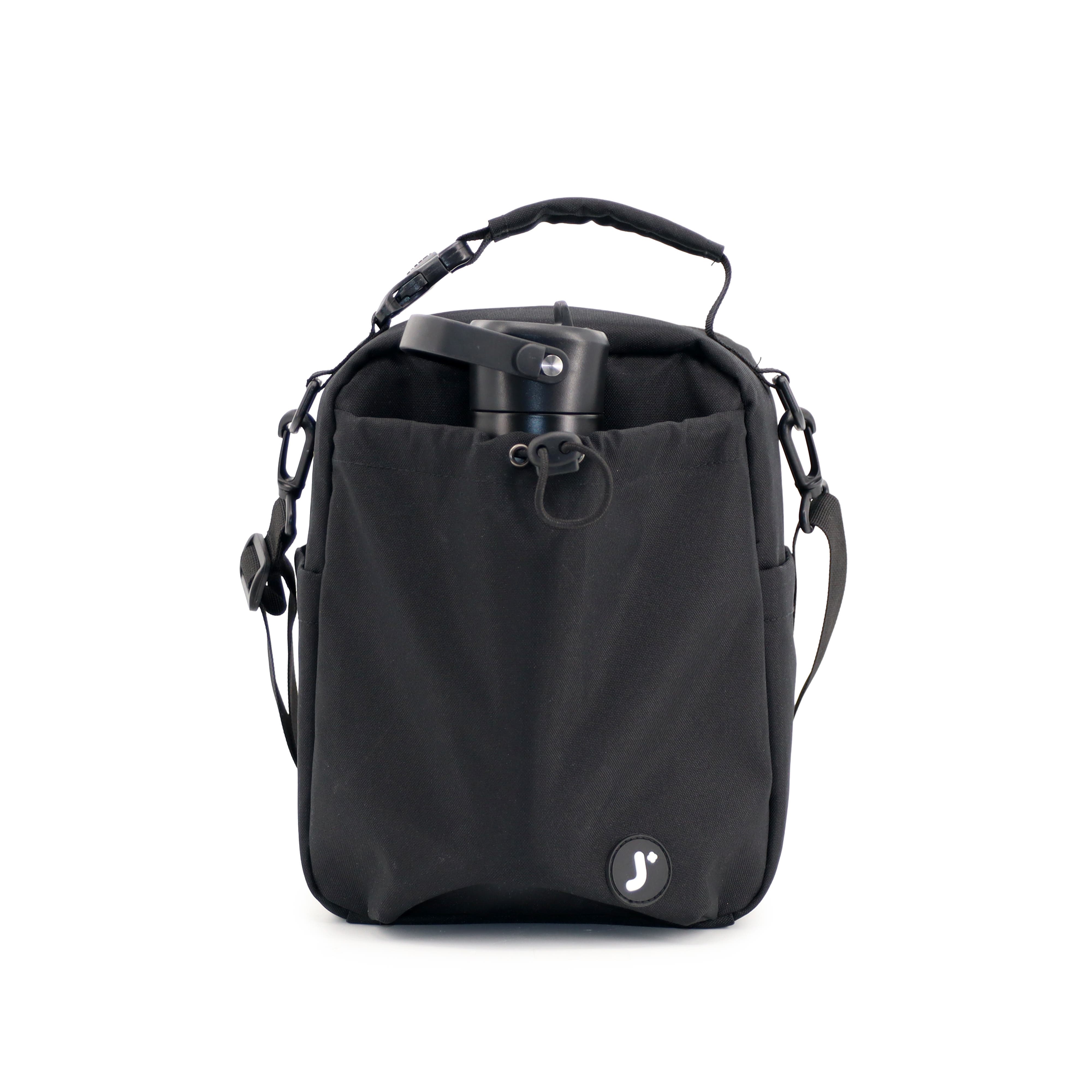 J World Cole Insulated Lunch Bag with Adjustable Strap, Main, color, Black