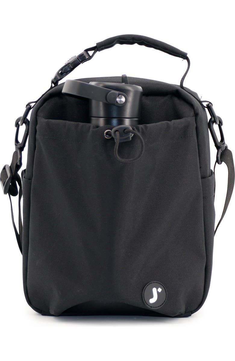 J World Cole Insulated Lunch Bag with Adjustable Strap, Main, color, Black