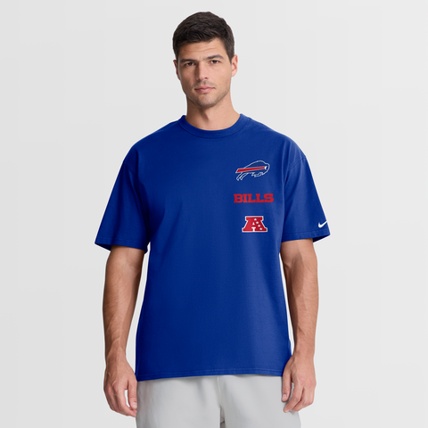 Men's Nike Royal Buffalo Bills The Forward Heavyweight Max90 T-Shirt