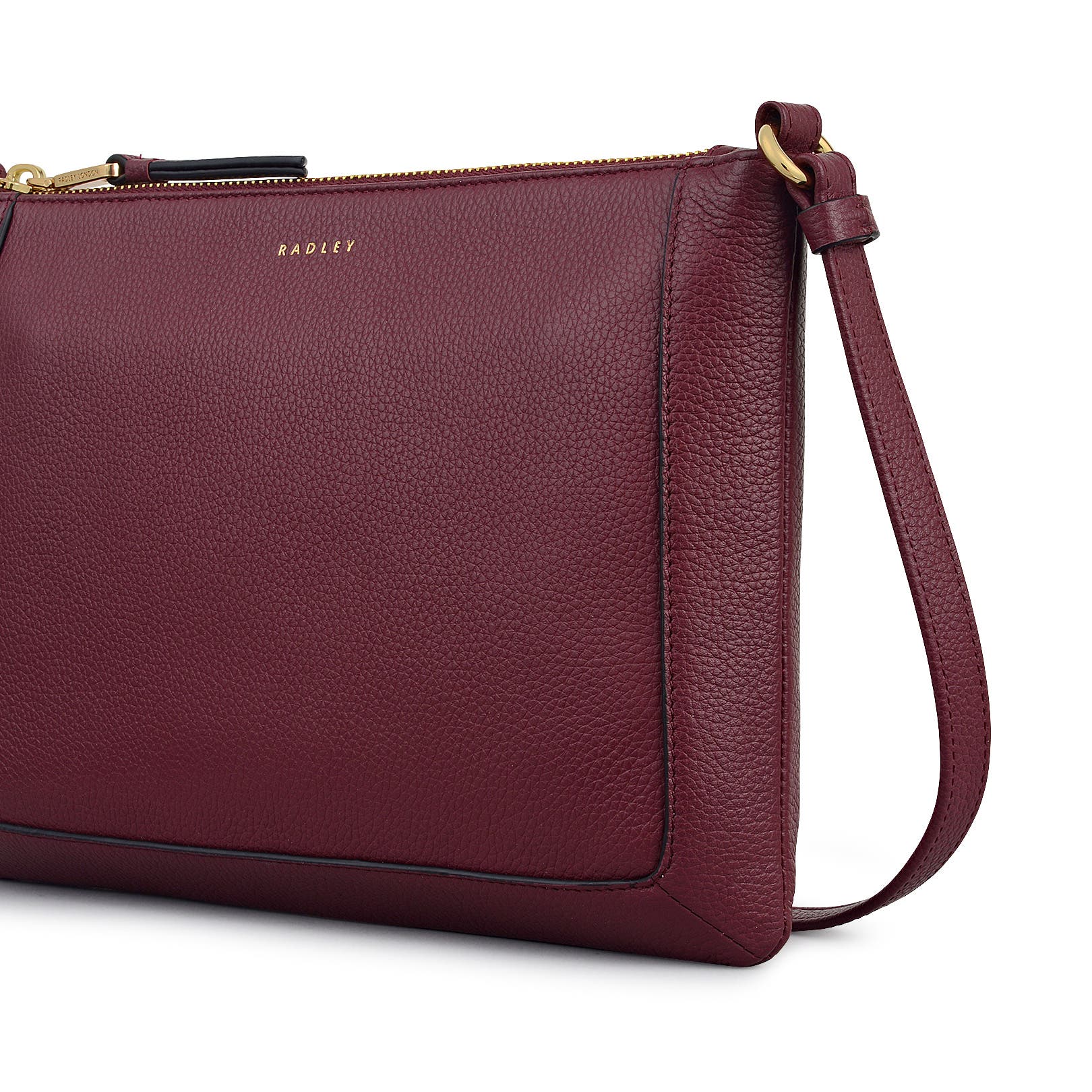 Radley Kew Way Small Ziptop Crossbody Bag, Alternate, color, Merlot