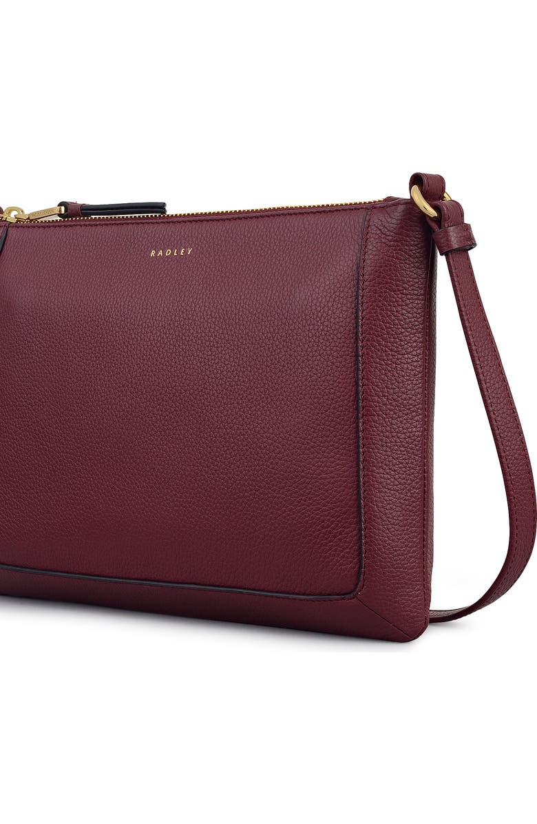 Radley Kew Way Small Ziptop Crossbody Bag, Alternate, color, Merlot