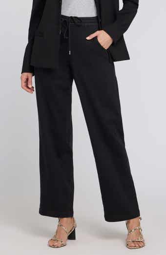 Relaxed Drawstring Wide Leg Jeans