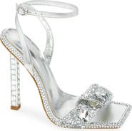 AZALEA WANG Discoball Ankle Strap Sandal