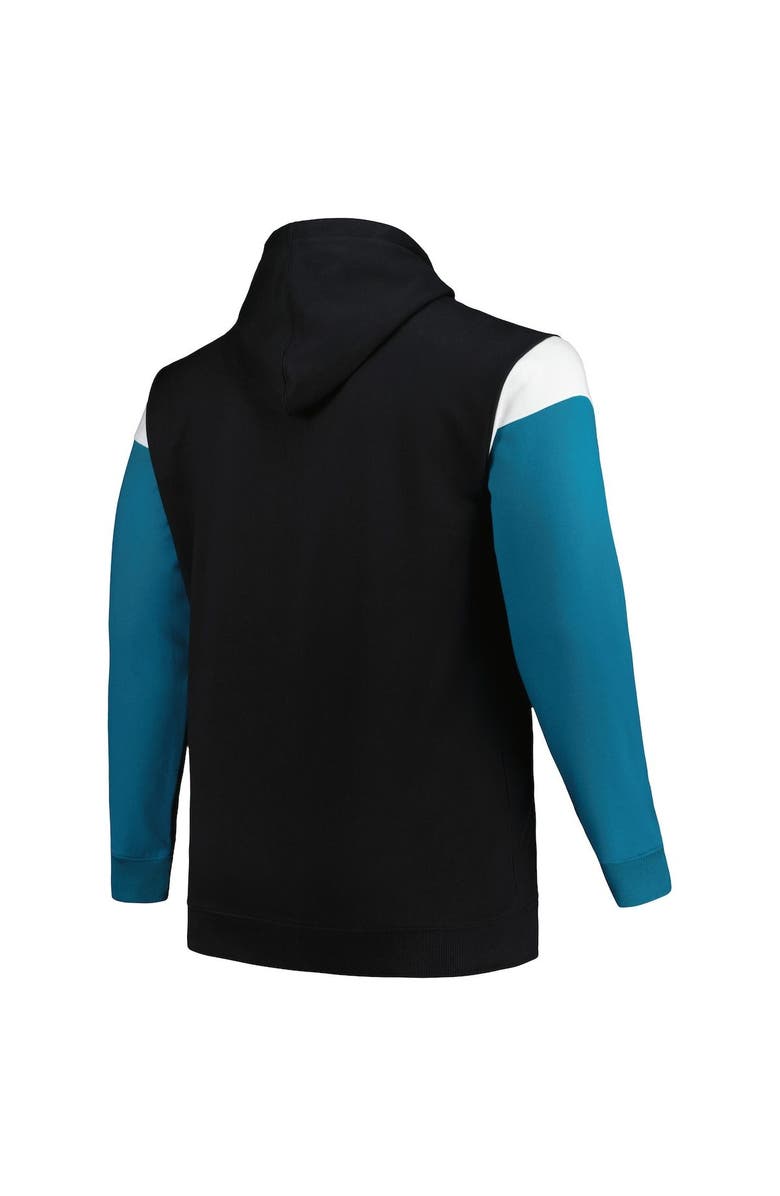 PROFILE Men's Profile Black Jacksonville Jaguars Big & Tall Trench Battle Pullover Hoodie, Alternate, color, 