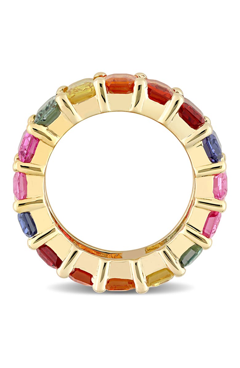 Julianna B. Multi-Color Sapphire Eternity Ring 14k, Alternate, color, 