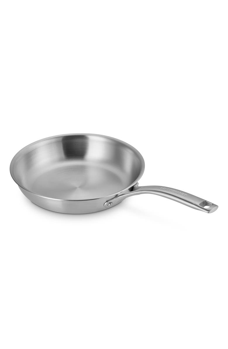 Le Creuset Essential 8-Inch Stainless Steel Frying Pan, Alternate, color, Stainless Steel