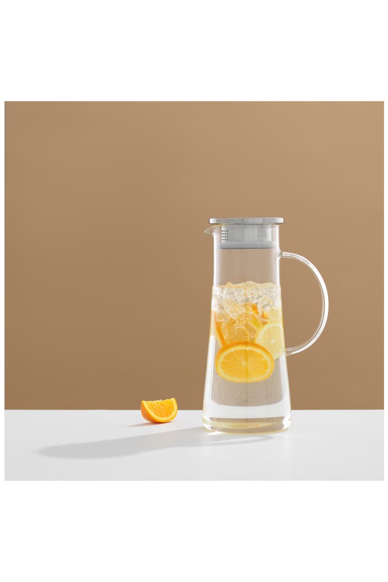 Breeze Glass Drink Water Pitcher, Alternate, color, CLEAR