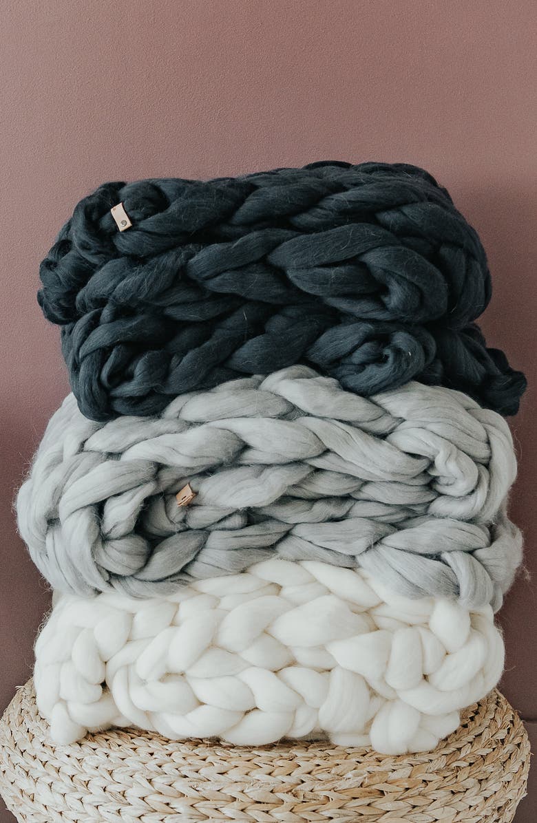 Lane and Mae Merino Wool Throw Blanket, Alternate, color, 