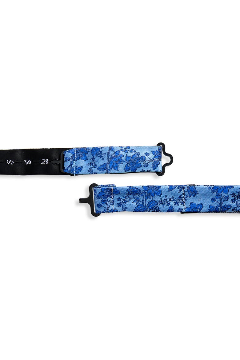 Big & Tall Sophisticated Floral Bow Tie, Alternate, color, BLUE