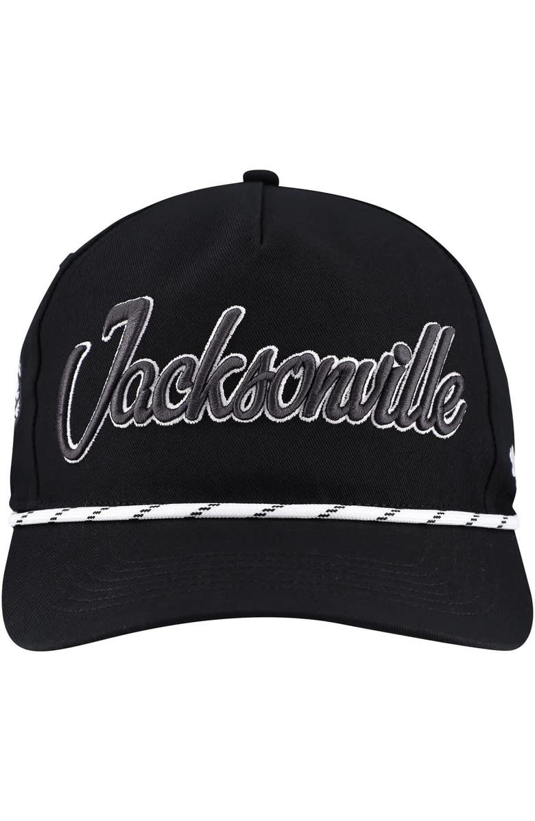 '47 Men's '47 Black Jacksonville Jaguars Overhand Speckle Hitch Adjustable Hat, Alternate, color, Black