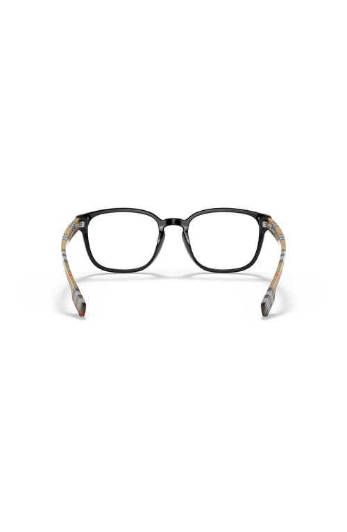 Burberry 53mm Square Optical Glasses In Black