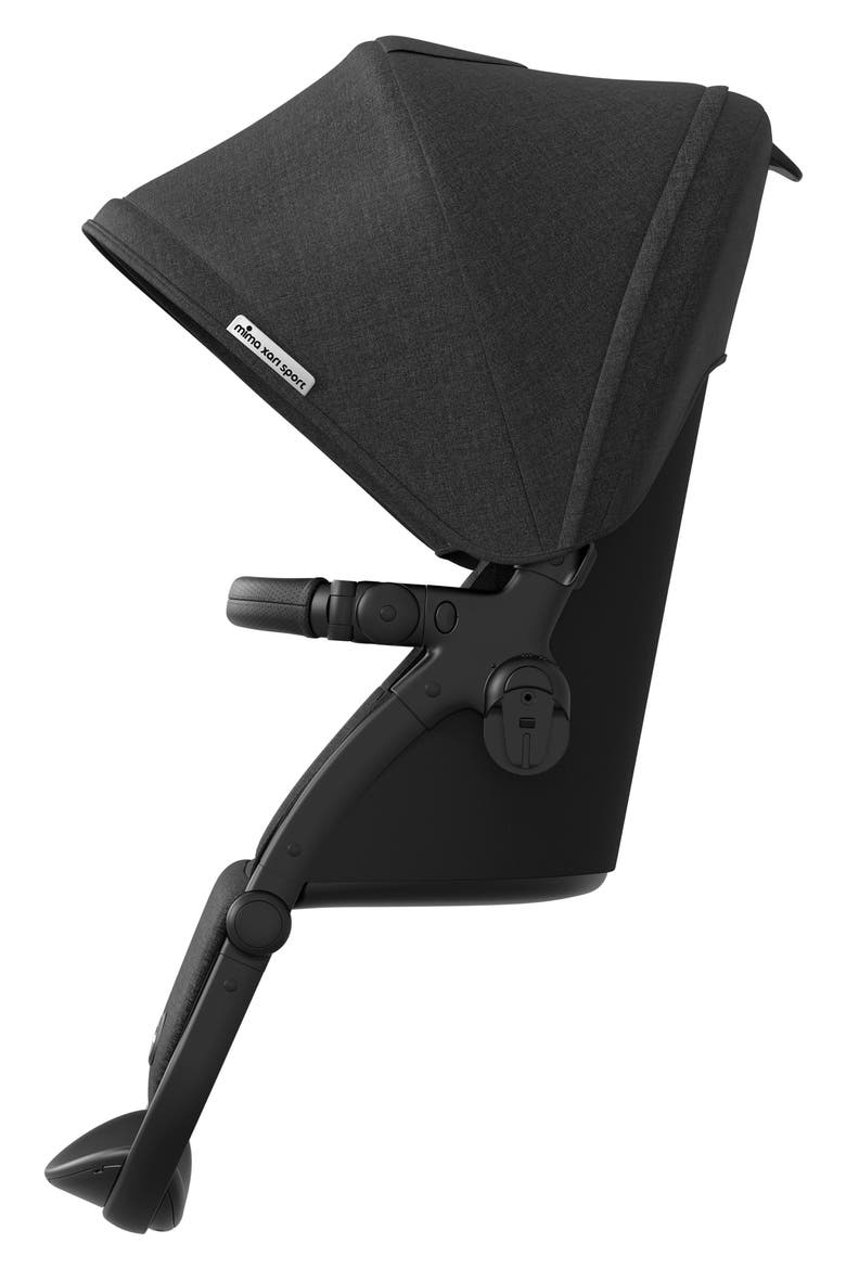 Xari Sport Seat Attachment with Canopy for mima Xari Strollers, Main, color, CHARCOAL