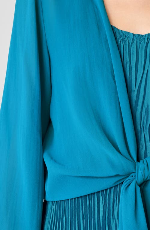 EILEEN FISHER EILEEN FISHER TIE FRONT SILK JACKET