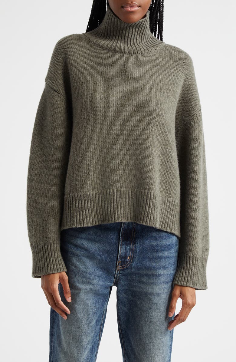 Nili Lotan Omaira Wool Turtleneck Sweater, Main, color, 