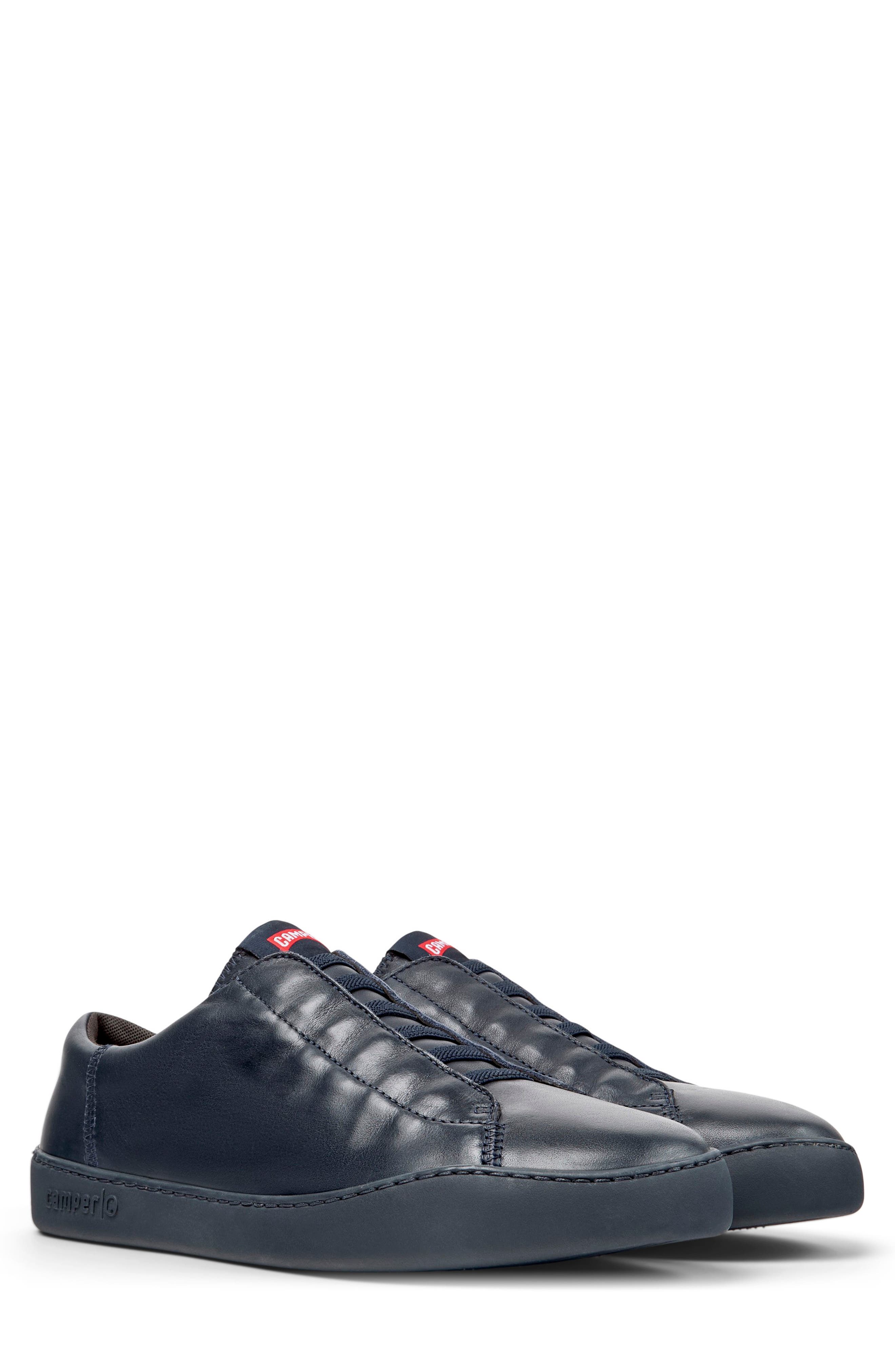 Peu Touring Leather Sneaker, Alternate, color, DARK BLUE