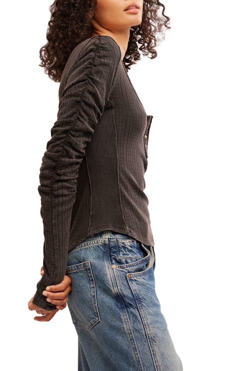 Free People Hope Pointelle Henley, Alternate, color,