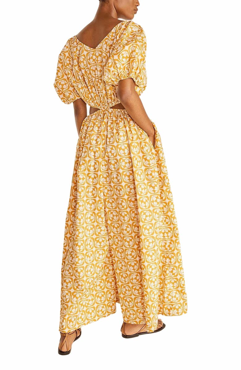 Rebecca Taylor Lattice Fleur Poplin Jumpsuit, Alternate, color,