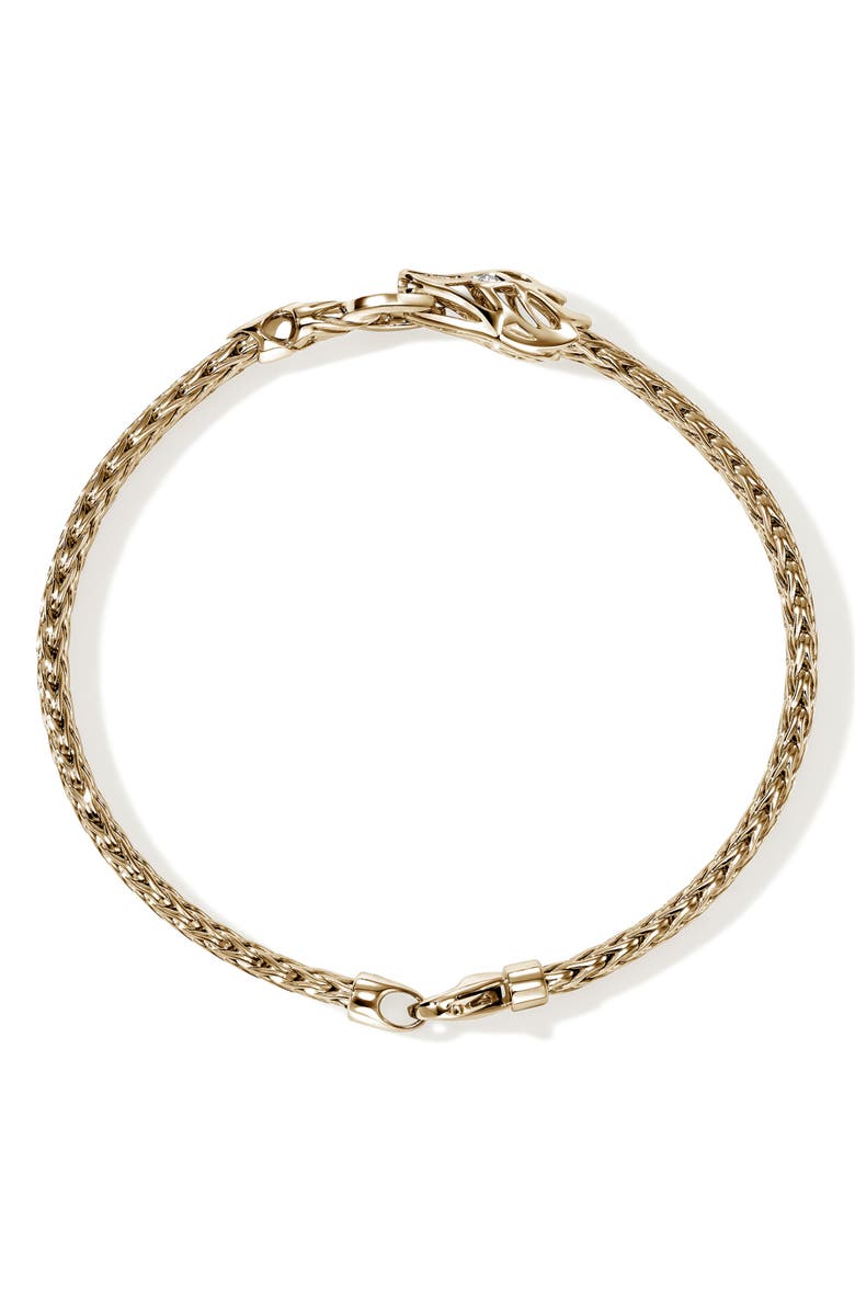 John Hardy Naga Bracelet, Alternate, color, Gold