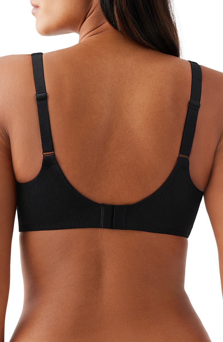 Wacoal Inside Job Wireless Bra, Alternate, color, Black