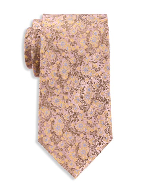 Big & Tall Paisley Floral Silk Tie