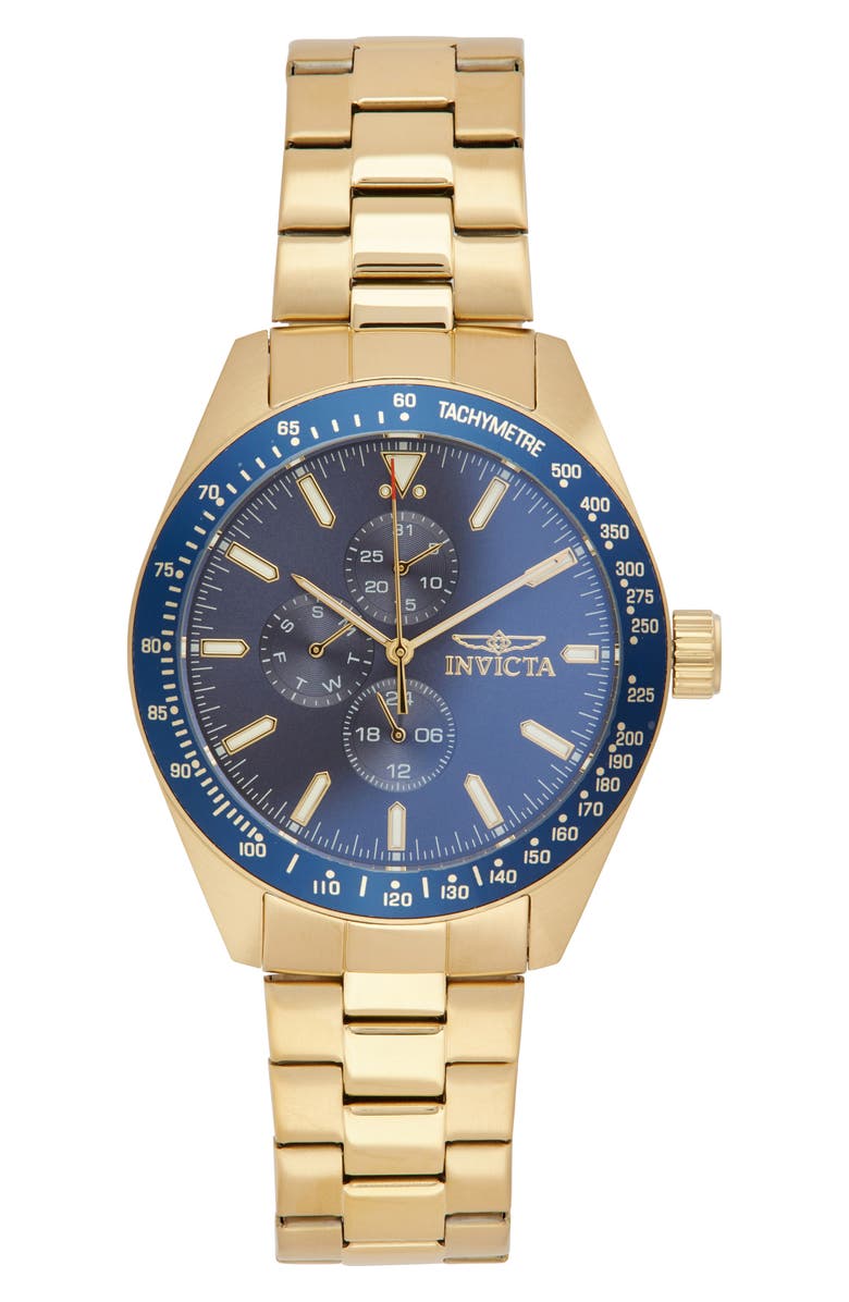 INVICTA Aviator Quartz Bracelet Watch, 45mm x 12mm, Main, color,