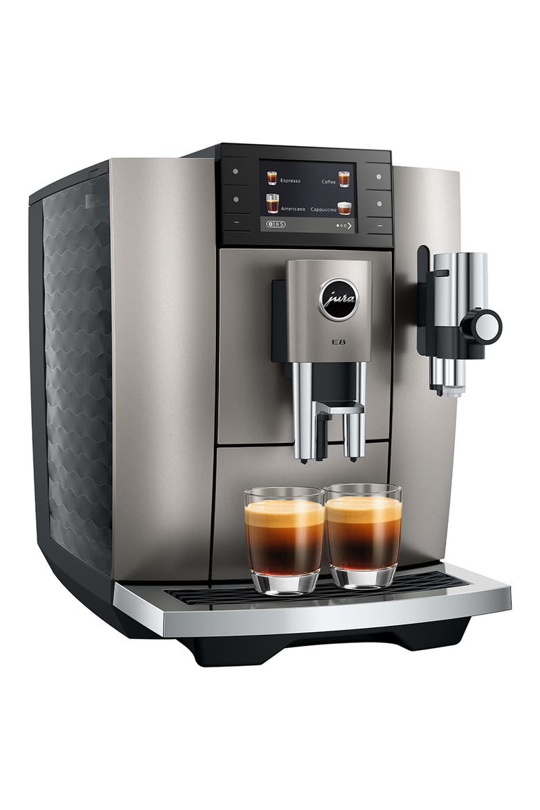 E8 Espresso Machine, Alternate, color, GREY