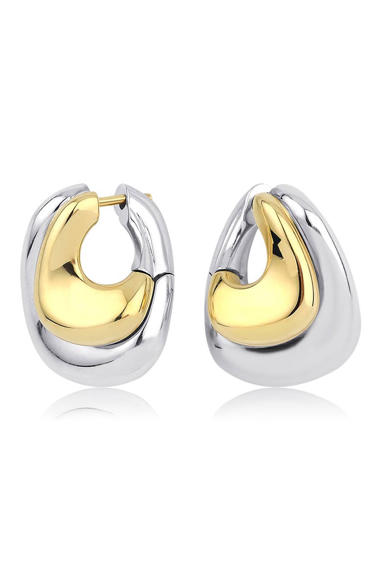 Raya Drop Earrings, Main, color, SILVER/GOLD