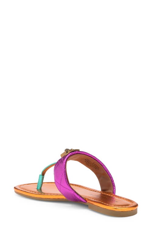 Kurt Geiger London Brixton T-strap Sandal In Open Pink
