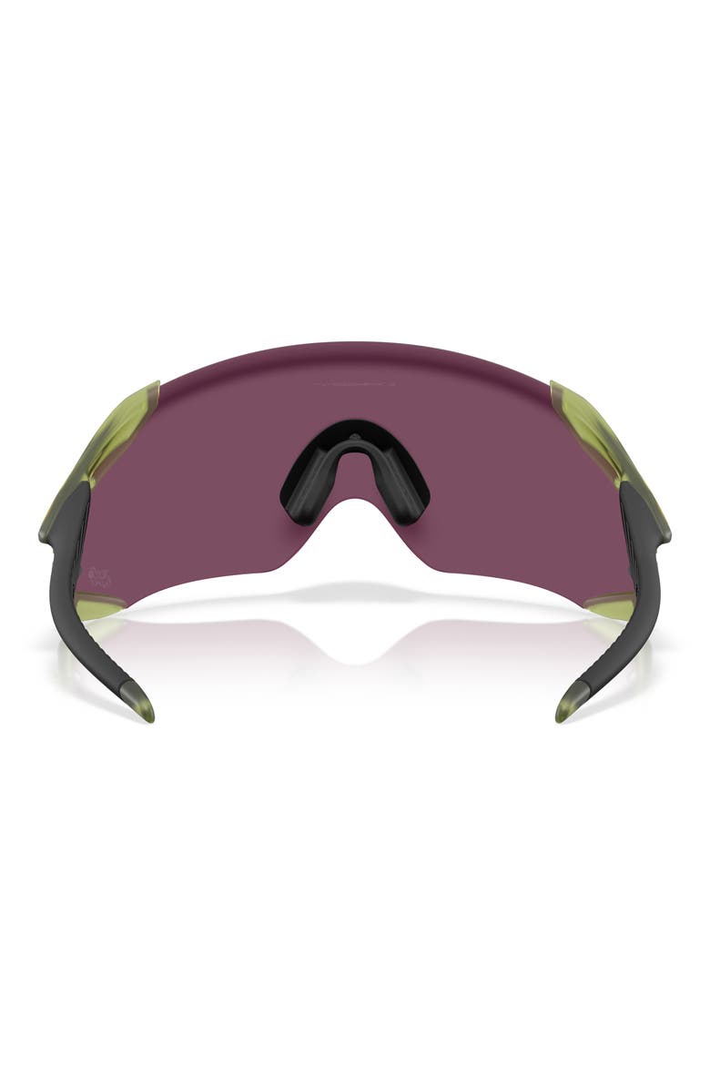 Gender Inclusive Velo Kato 52mm Rectangle Shield Sunglasses, Alternate, color, MATTE TRANSPARENT FERN / PRIZM