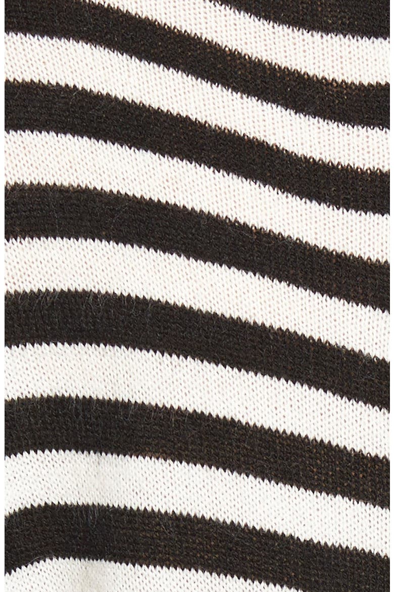 'Marina' Stripe Sweater, Alternate, color, BLACK