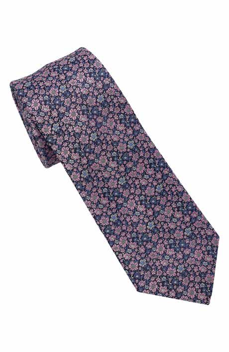 Ben Sherman Micro Floral Slim Tie