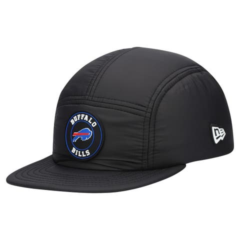 Men's New Era  Black Buffalo Bills Quilted Camper Adjustable Hat