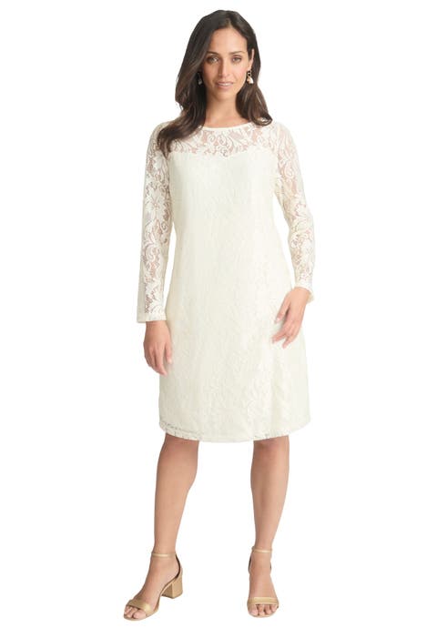 Stretch Lace Shift Dress (Plus Available)
