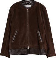 OUR LEGACY Drift Suede & Leather Jacket