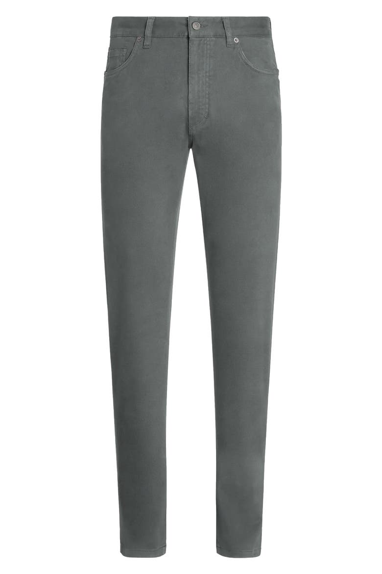 City Fit Stretch Cotton Pants, Alternate, color, GREY