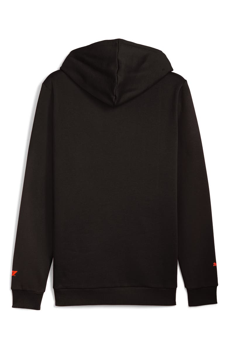 PUMA Formula 1<sup>®</sup> Essential Logo Graphic Hoodie, Alternate, color, Puma Black