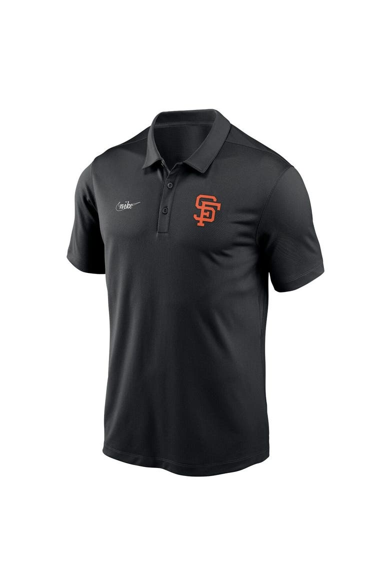 Men's Nike Black San Francisco Giants Cooperstown Collection Rewind Franchise Performance Polo, Alternate, color, Black