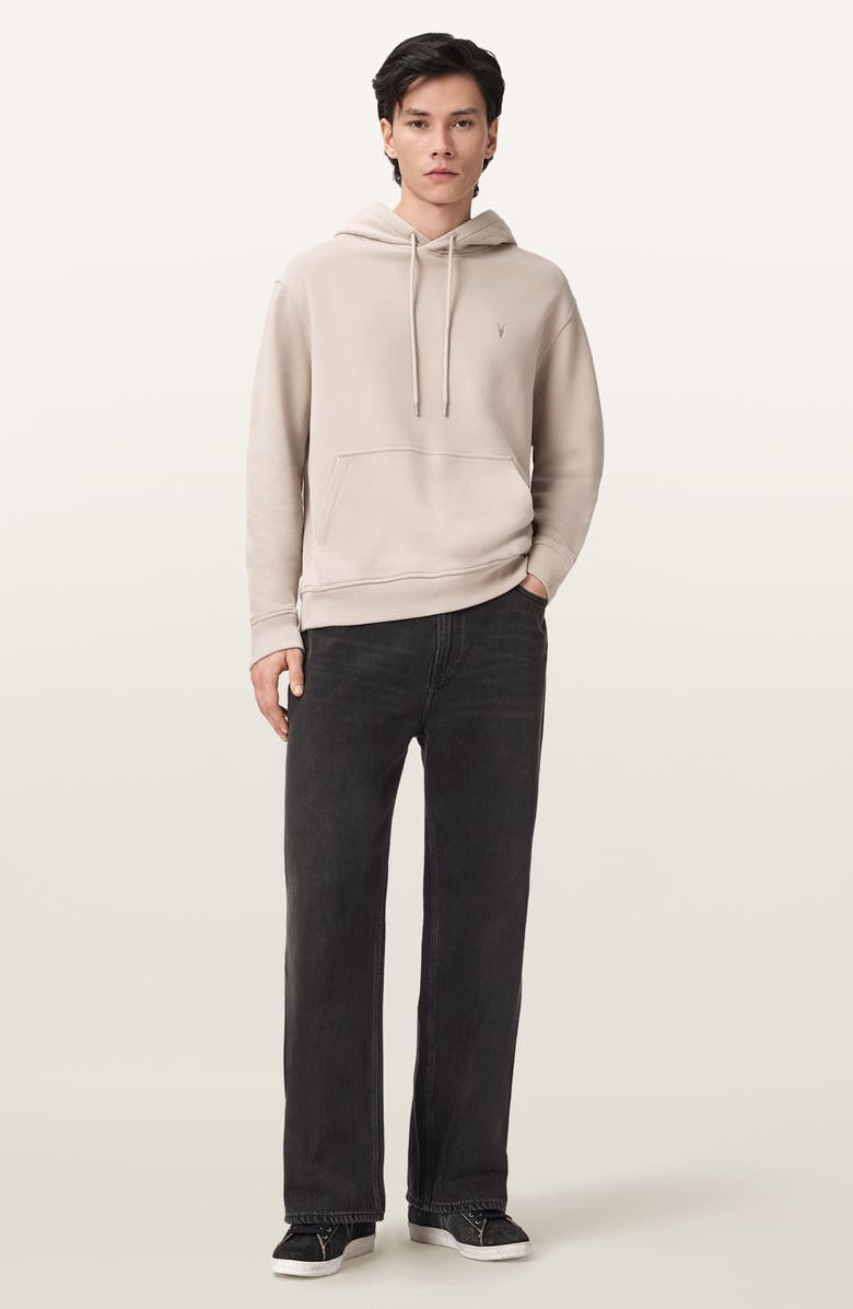 AllSaints Asher Hoodie Sweatshirt, Alternate, color, Sandstone Brown