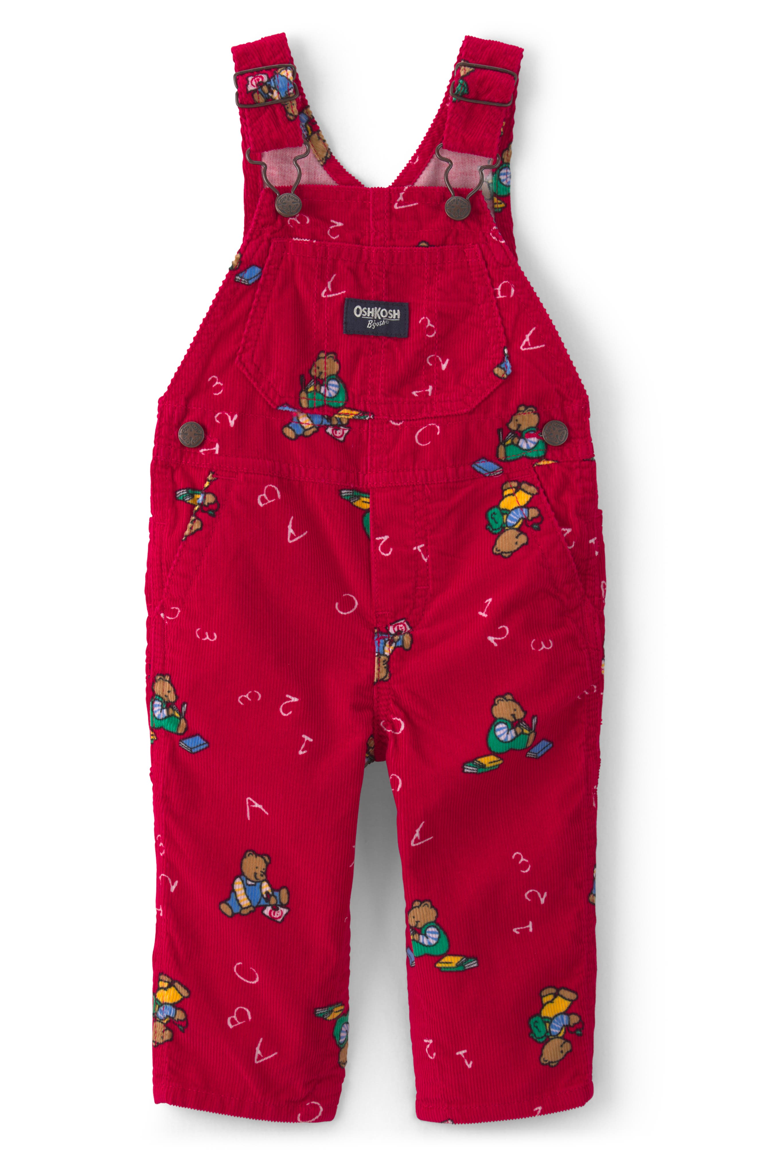 selected RED BEAR OVERALL
